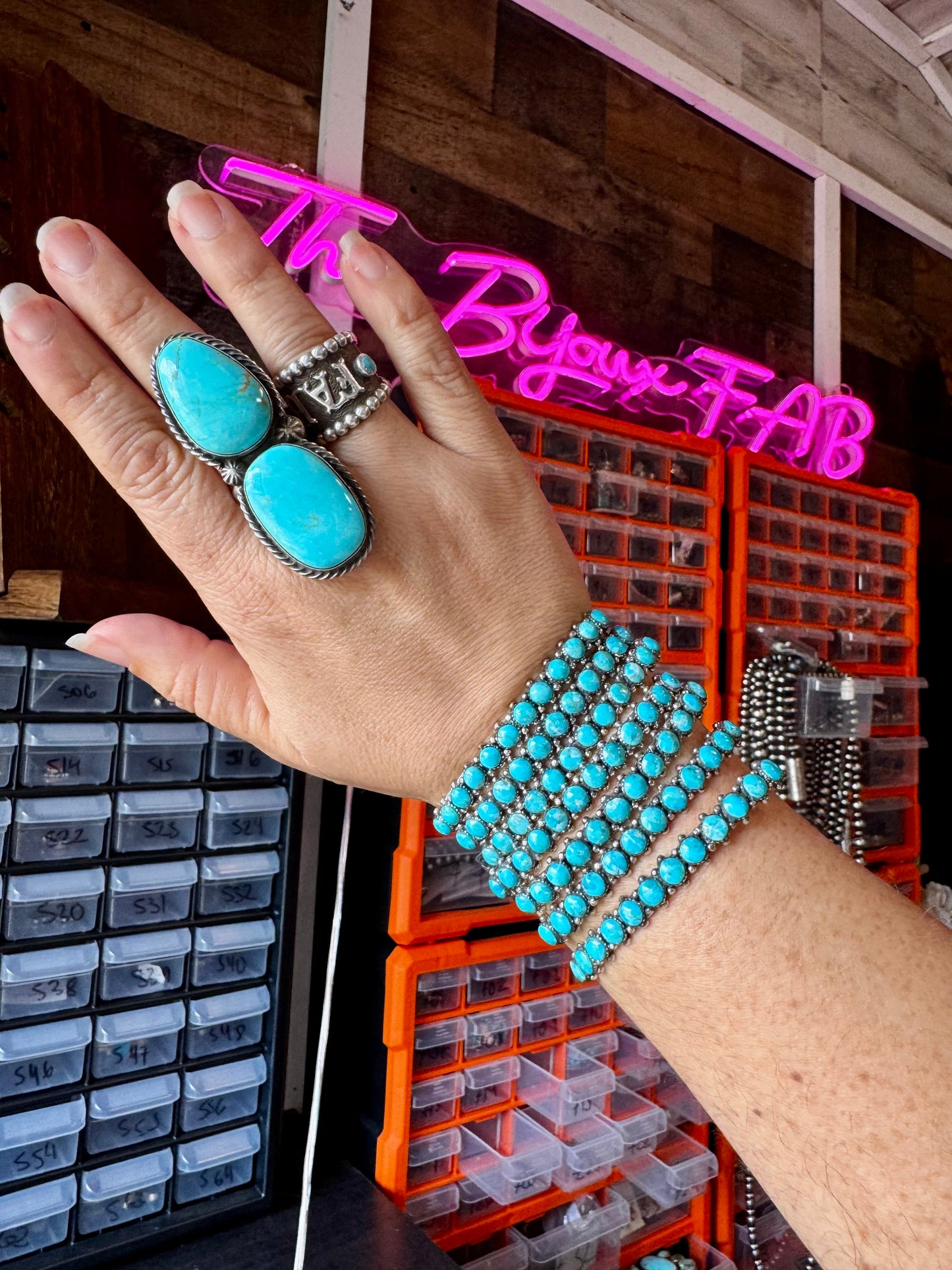 Sterling Silver Cuff – Kingman Turquoise