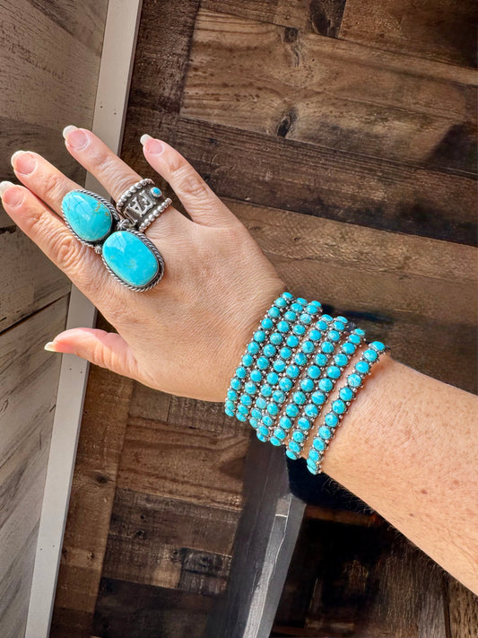 Sterling Silver Cuff – Kingman Turquoise
