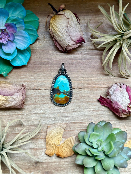 pendant turquoise