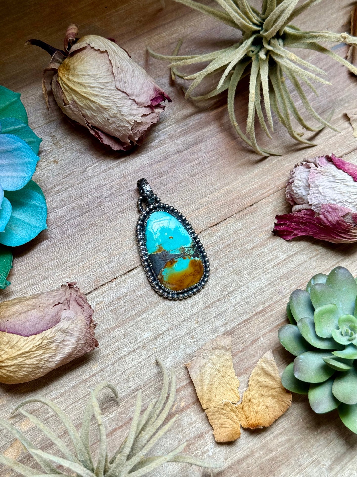 pendant turquoise