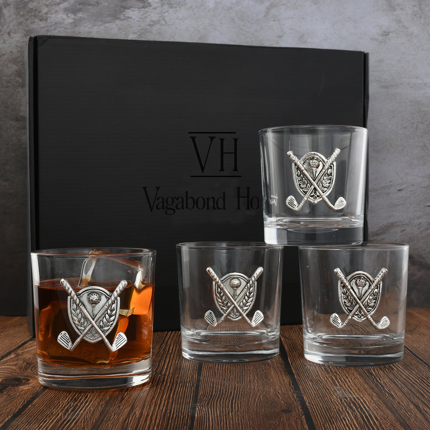 Golf Bar Glasses Set of 4