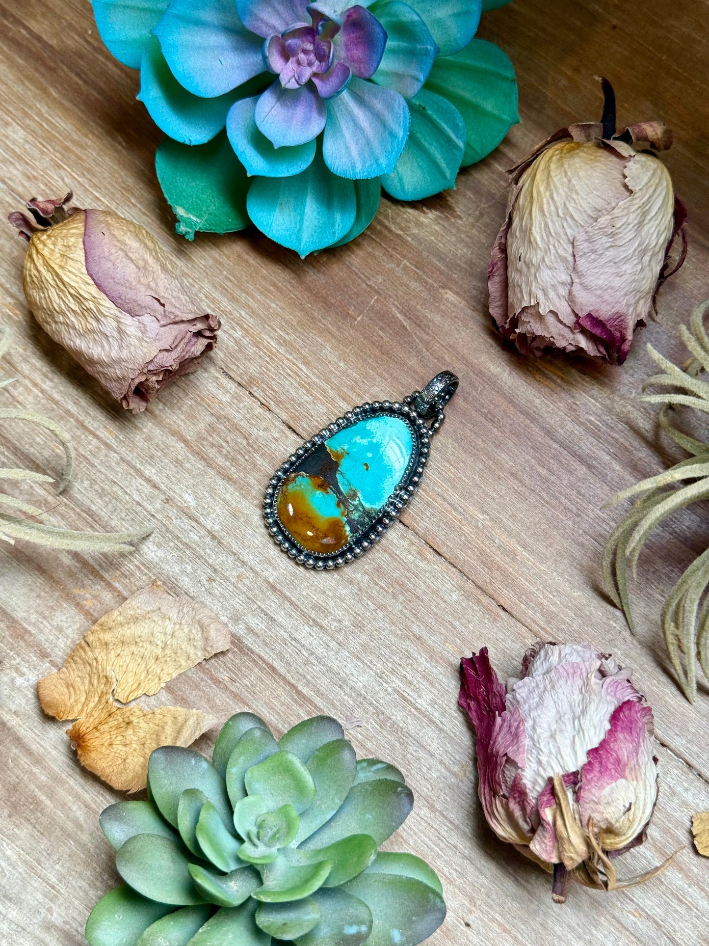 pendant turquoise