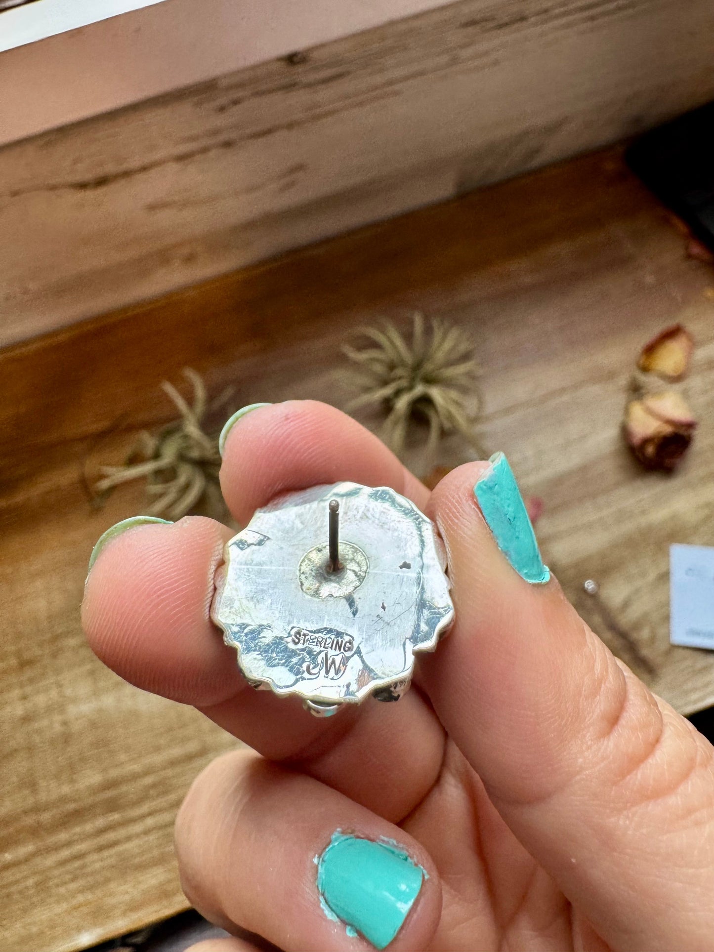 Full Cluster Earrings – Pink Dahlia Color & Sterling Silver