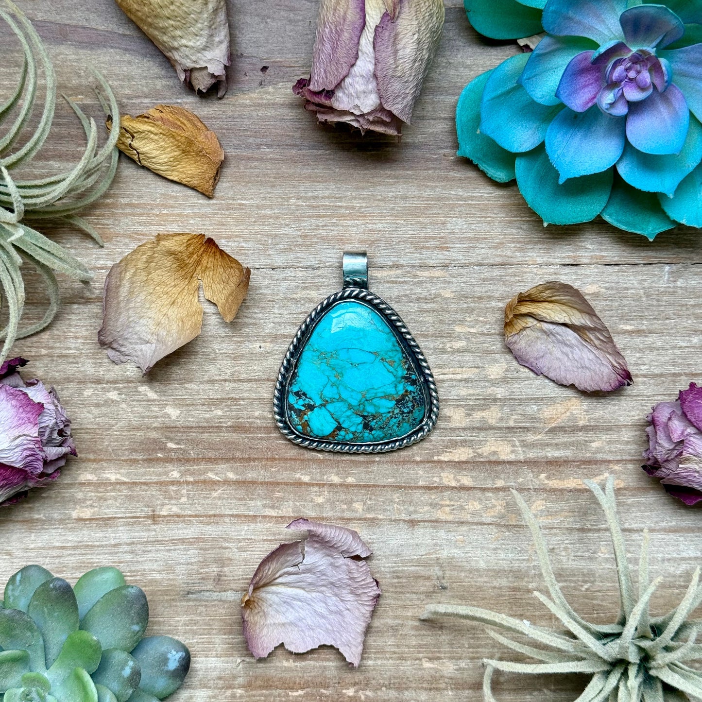 Sterling Silver Turquoise Pendant