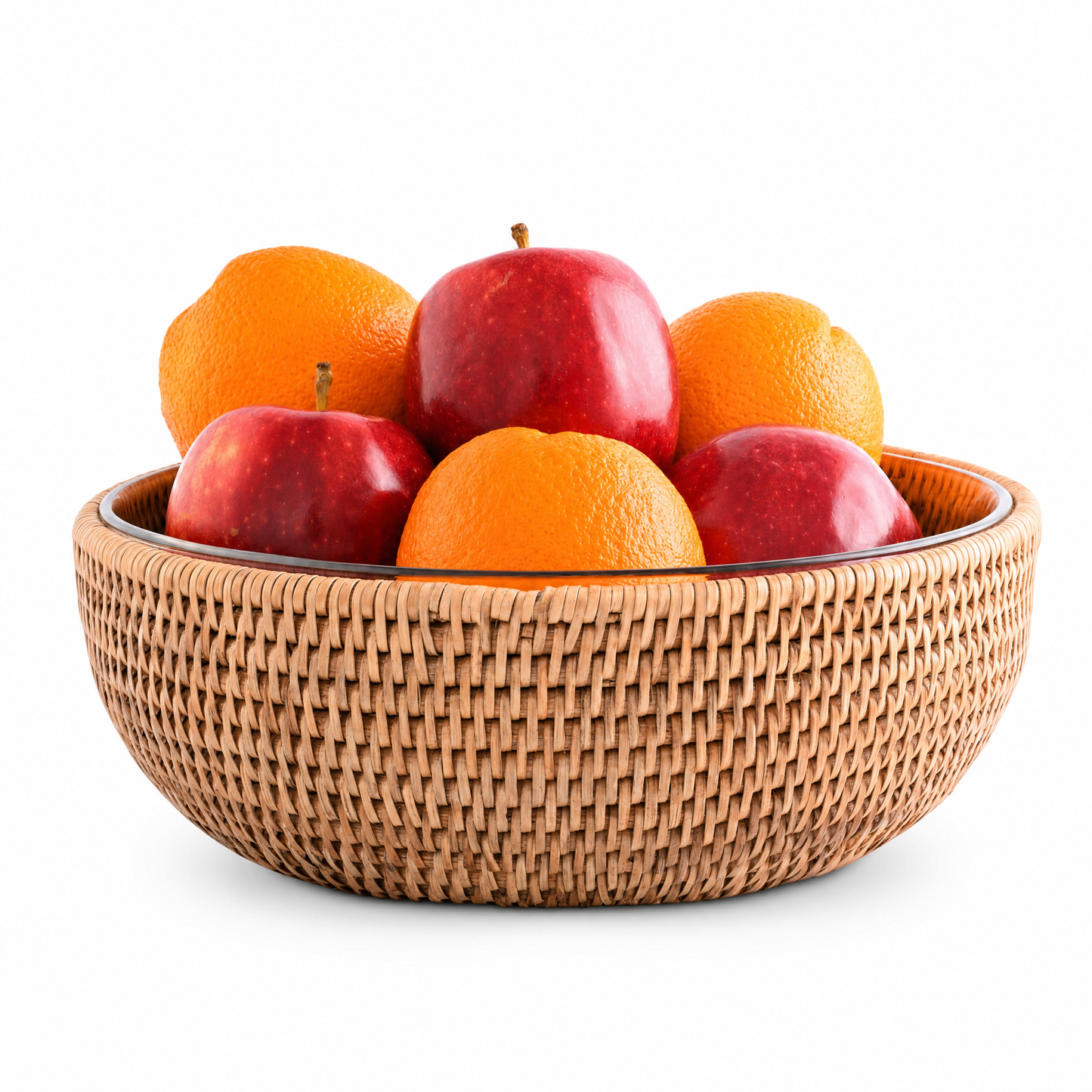 Hand Woven Serving Bowl Rattan